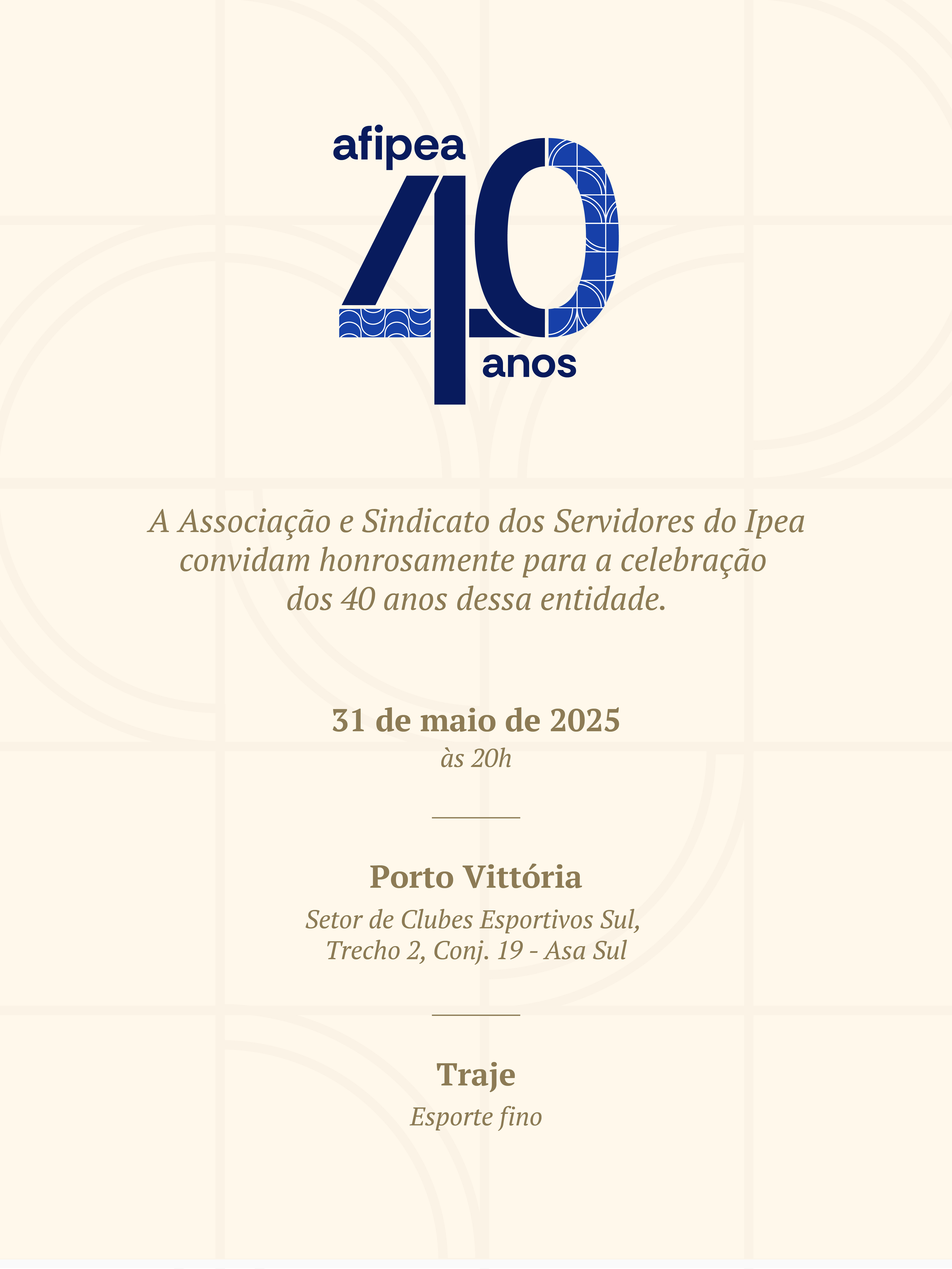 ✨ Festa de 40 anos da Afipea! 