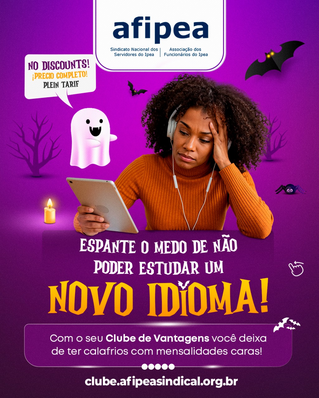 Aprenda novos idiomas com o Clube de Vantagens Afipea!