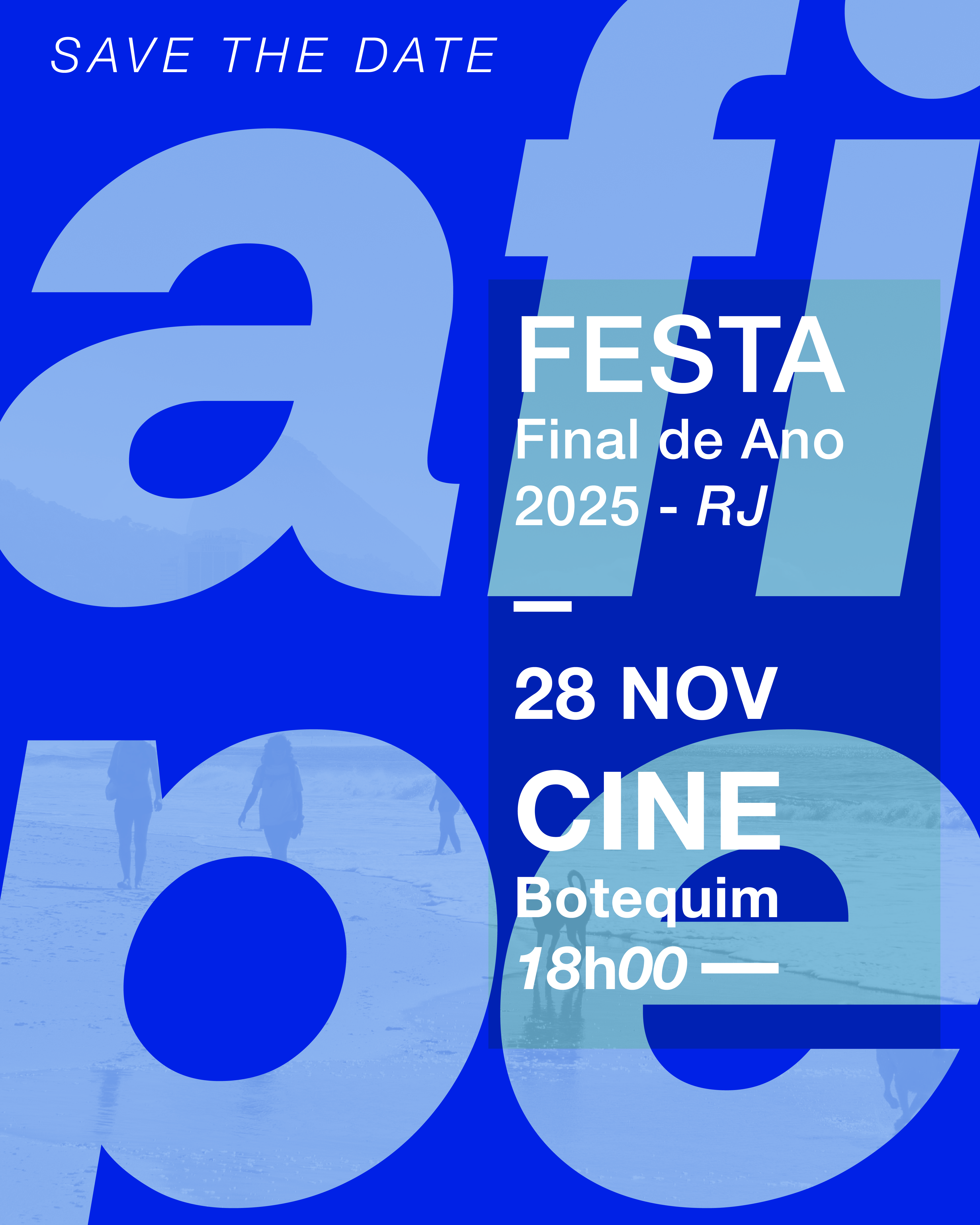 SAVE THE DATE: Festa de Final de Ano! 🥂