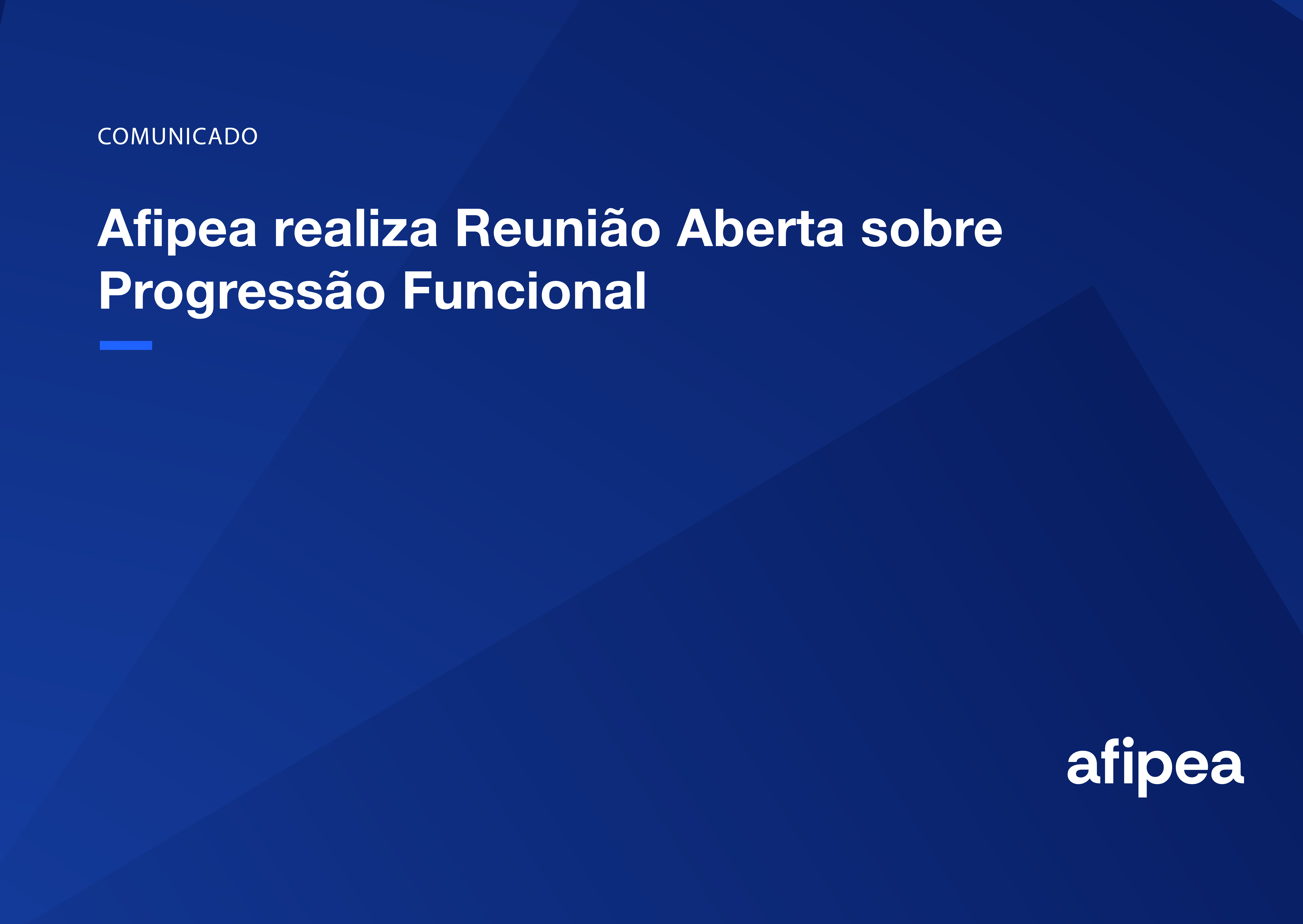 Afipea realiza Reunião Aberta sobre Progressão Funcional